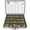 Boltsandnuts.Com Grade 8 Finished Hex Nut Coarse & Fine Zinc Yellow Assortment - 381 pcs Assortment Kit #356 - alternate 1